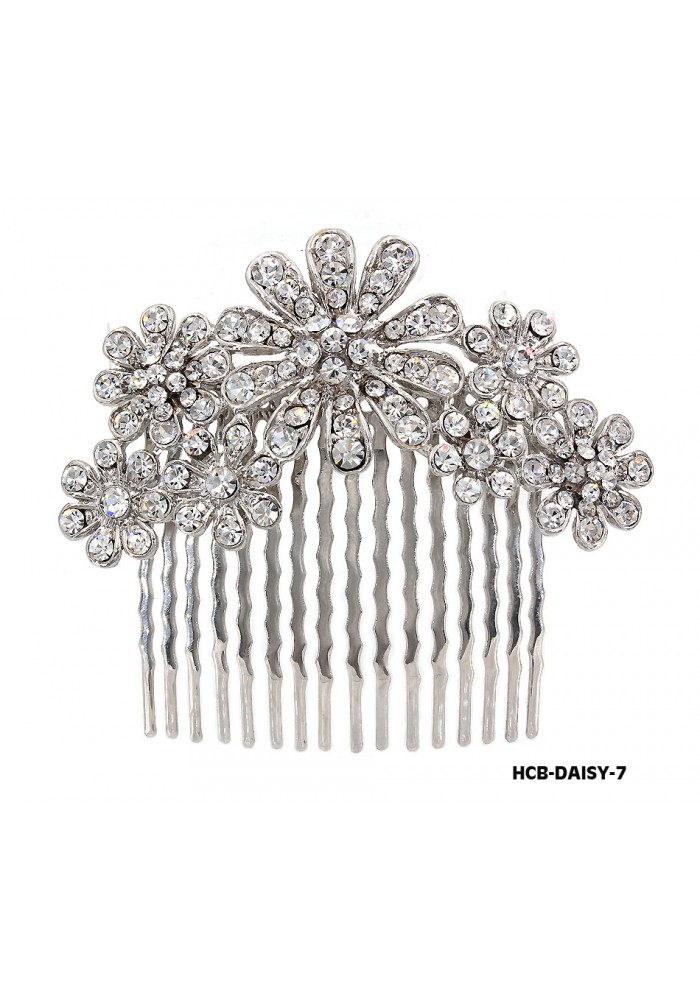 Hair Comb – Bridal Hair Combs & Clips w/ Austrian Crystal Stones  Daisy - HCB-DAISY-7